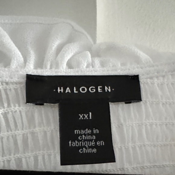 Halogen White Ruffle Blouse - Picture 4 of 8